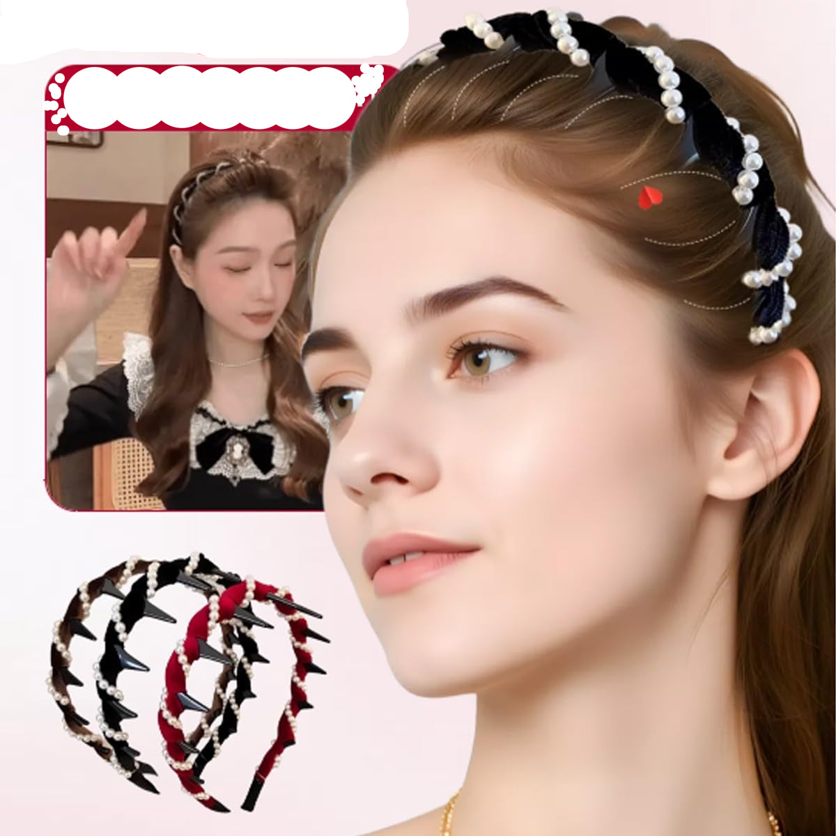 Artificial Pearl Vintage Band