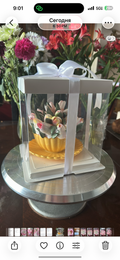 Chocolate Tea Cup with Marshmallow Flowers