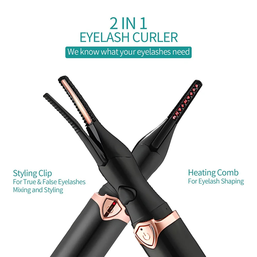2-in-1 Portable Eyelash Curler